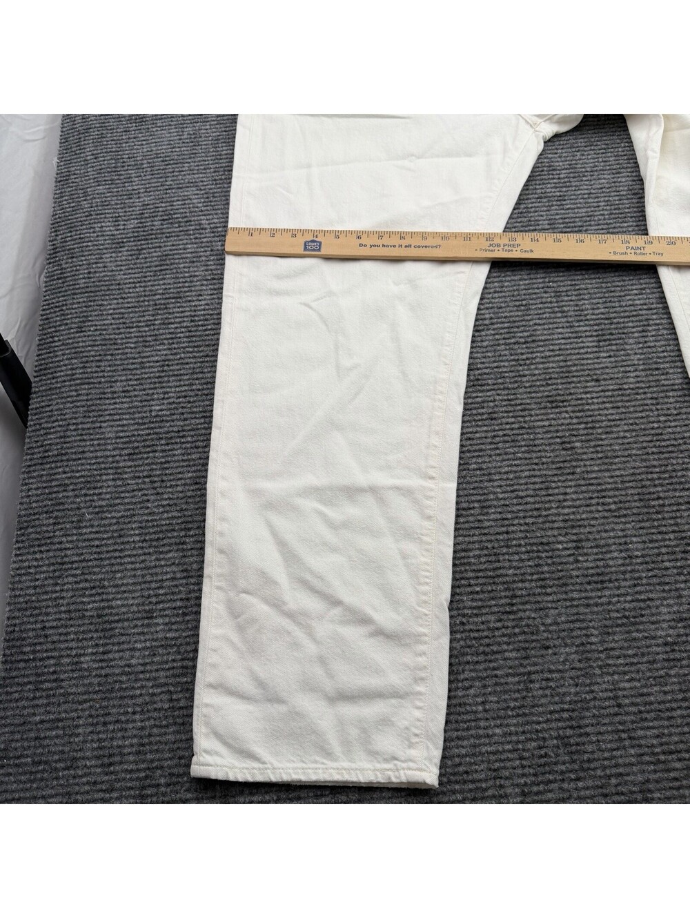 Polo Ralph Lauren Varick Slim Straight Jeans Mens 44Bx30 White Patch Denim NWT - Picture 8 of 9
